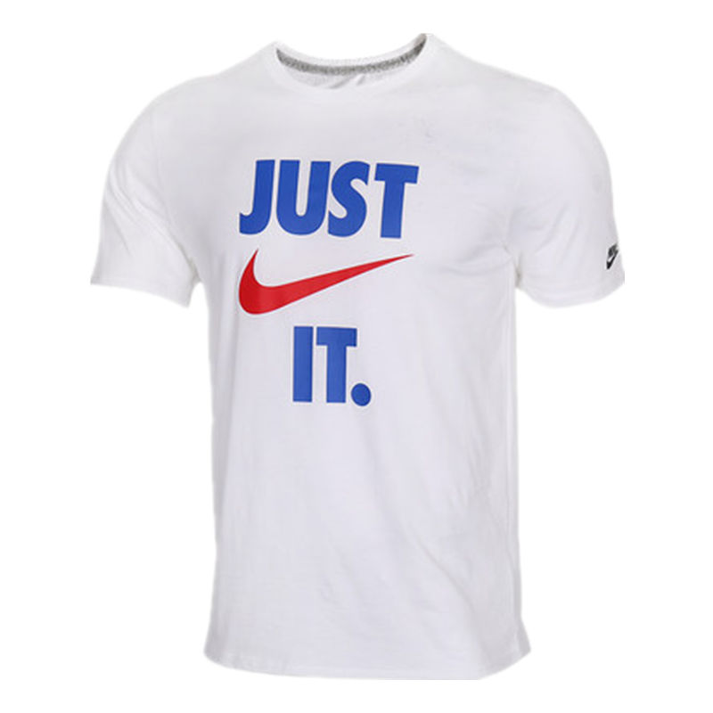 Nike/耐克 NSW满分JUST DO IT男子休闲运动短袖T恤AQ5195-100