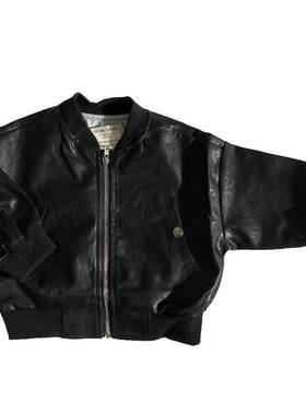 春秋款儿童皮衣棒球服帅气小童