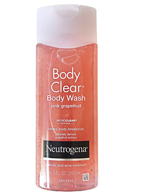美国Neutrogena粉刺痤磨砂痘印葡萄柚水杨酸PHA洗发露得清沐浴露