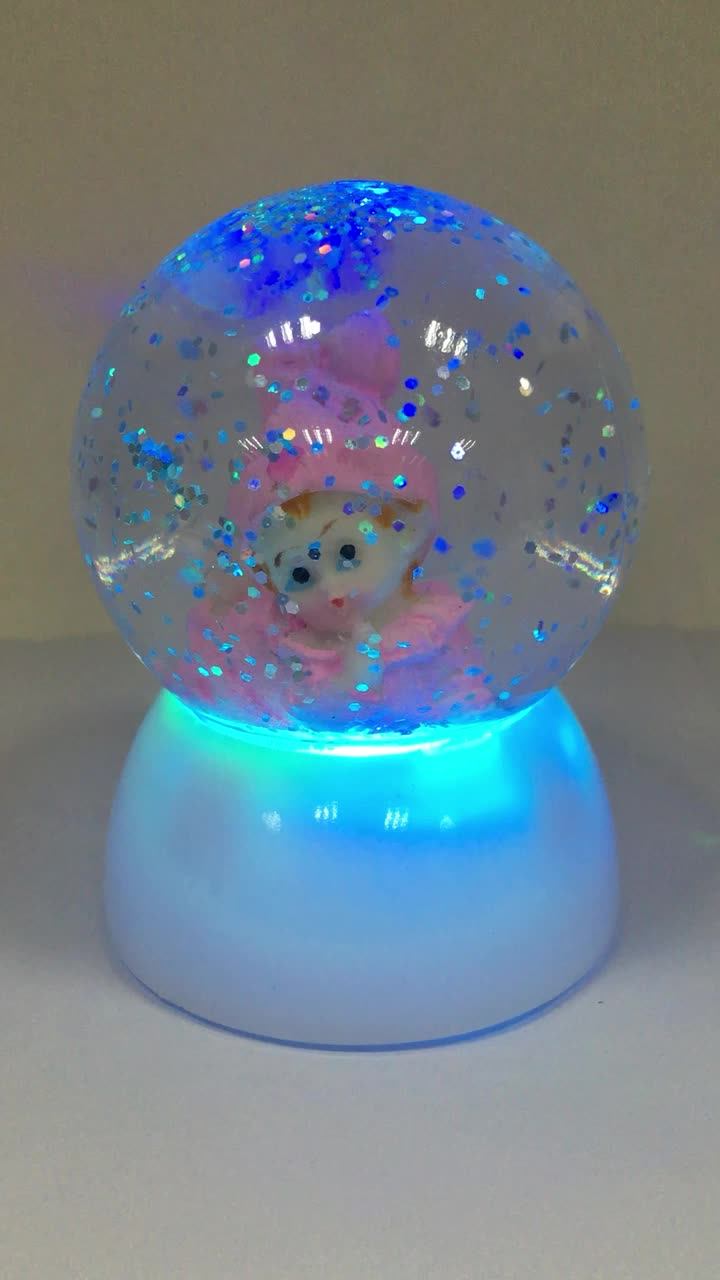 New Design Novelty Crystal Ball Baby Shower Favors Gifts Souvenirs,Baby