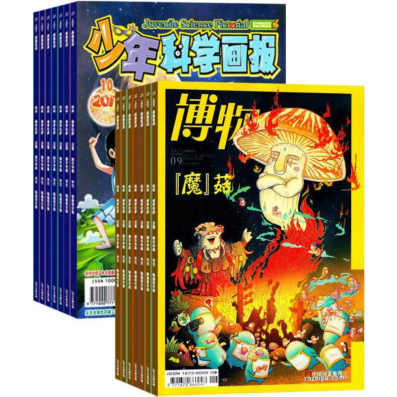 少年科学画报加博物杂志组合