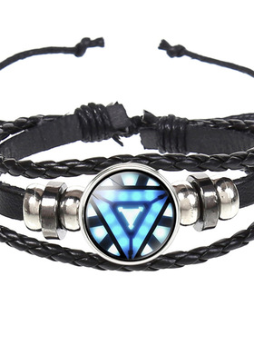 漫威美国队长闪电侠绿巨人手链绳