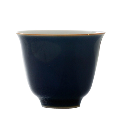 云术景德镇手工颜色釉主人杯茶具