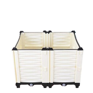 宽60cm新款加厚加深瓜果种植箱 屋顶蔬菜种菜盆 树脂花盆种菜箱