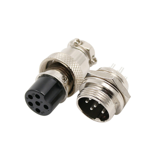 半套 航空插头插座GX16-2芯3芯4-5芯7-8-9-10芯 连接器接插件接头