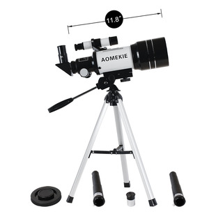 入门级大口径 折射学生天文望远镜 高倍高清赏月观景户外礼物便携
