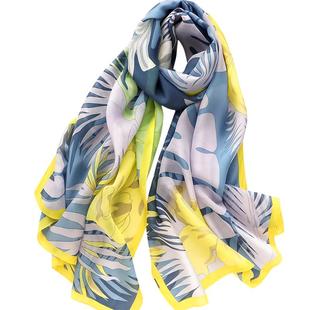 清仓丝巾！小方巾女士真丝羊毛围巾妈妈纱巾杭州丝绸春秋薄款秋冬