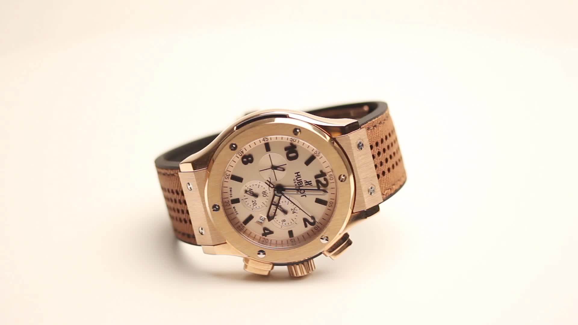 Genuine Leather Silicone Rubber Watchband For Hublot Watch Band