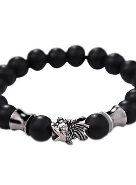 复古黑色珠子学生民族风手饰品