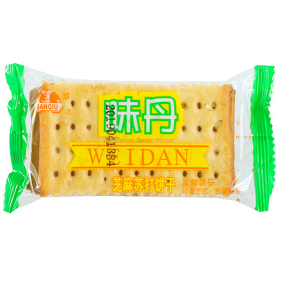 半球牌味丹芝麻白苏打饼干