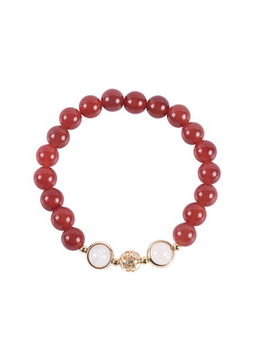 红颜女生爱情精致甜美风蓝月光石