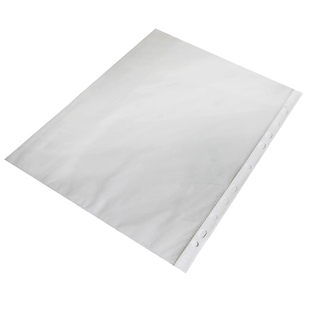 得力A4文件保护袋11孔活页资料袋配快捞夹A3试卷袋打孔夹文件套