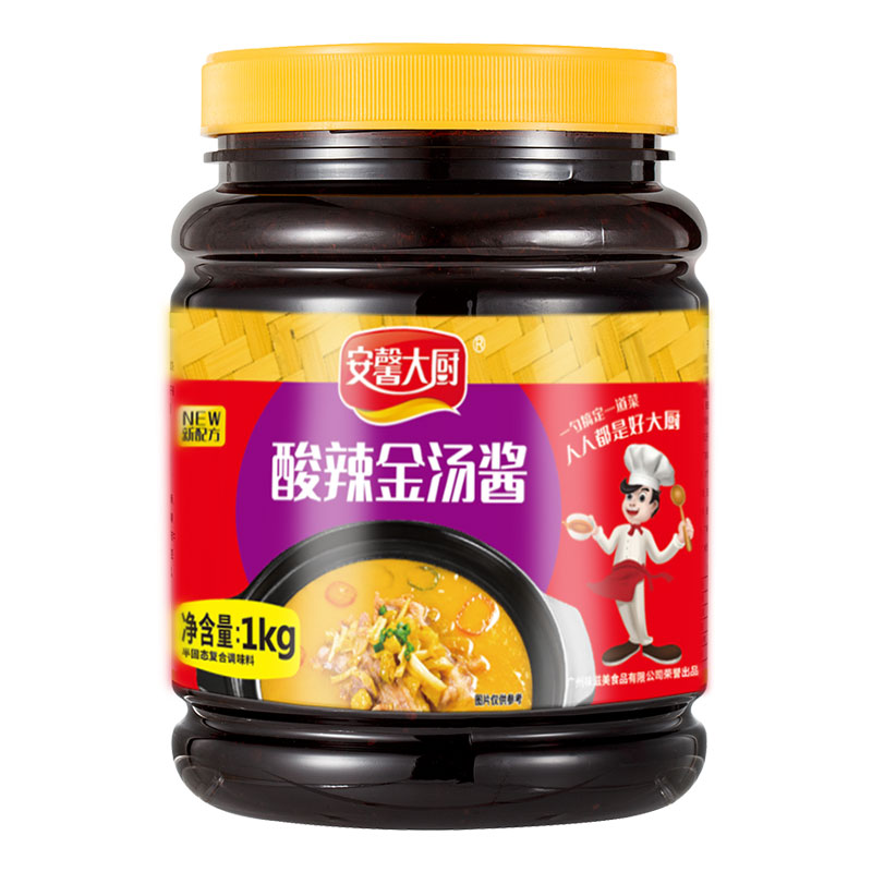安馨大廚酸辣金湯醬酸湯肥牛調(diào)料酸湯魚調(diào)味料酸辣金湯底料酸湯醬