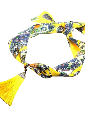 甜美流苏小领巾时尚女大气丝巾