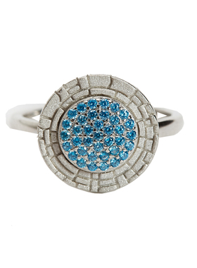 小印时代彩色锆石衍生品戒指