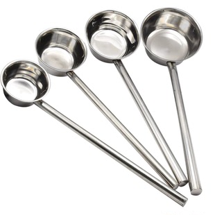 不锈钢长柄水勺加厚长把水瓢商用加厚汤勺粥勺厨房打汤勺盛水勺子