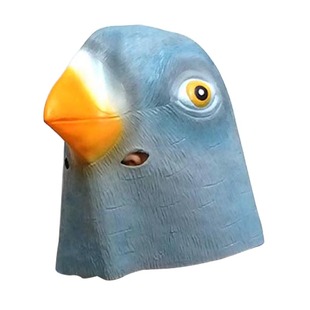 马头面具头套搞怪12生肖狼头狗头兔子狐狸狼动物面具cos搞笑道具