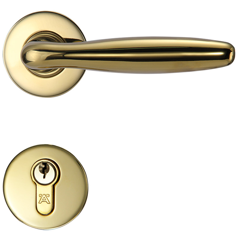 德国海福乐HAFELE不锈钢木门锁卧室内锁房门锁通用轻奢门把手锁具