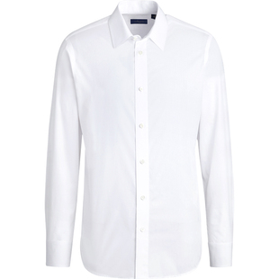 十米布法式衬衫男长袖修身商务易打理新郎婚礼白礼服结婚袖扣衬衣