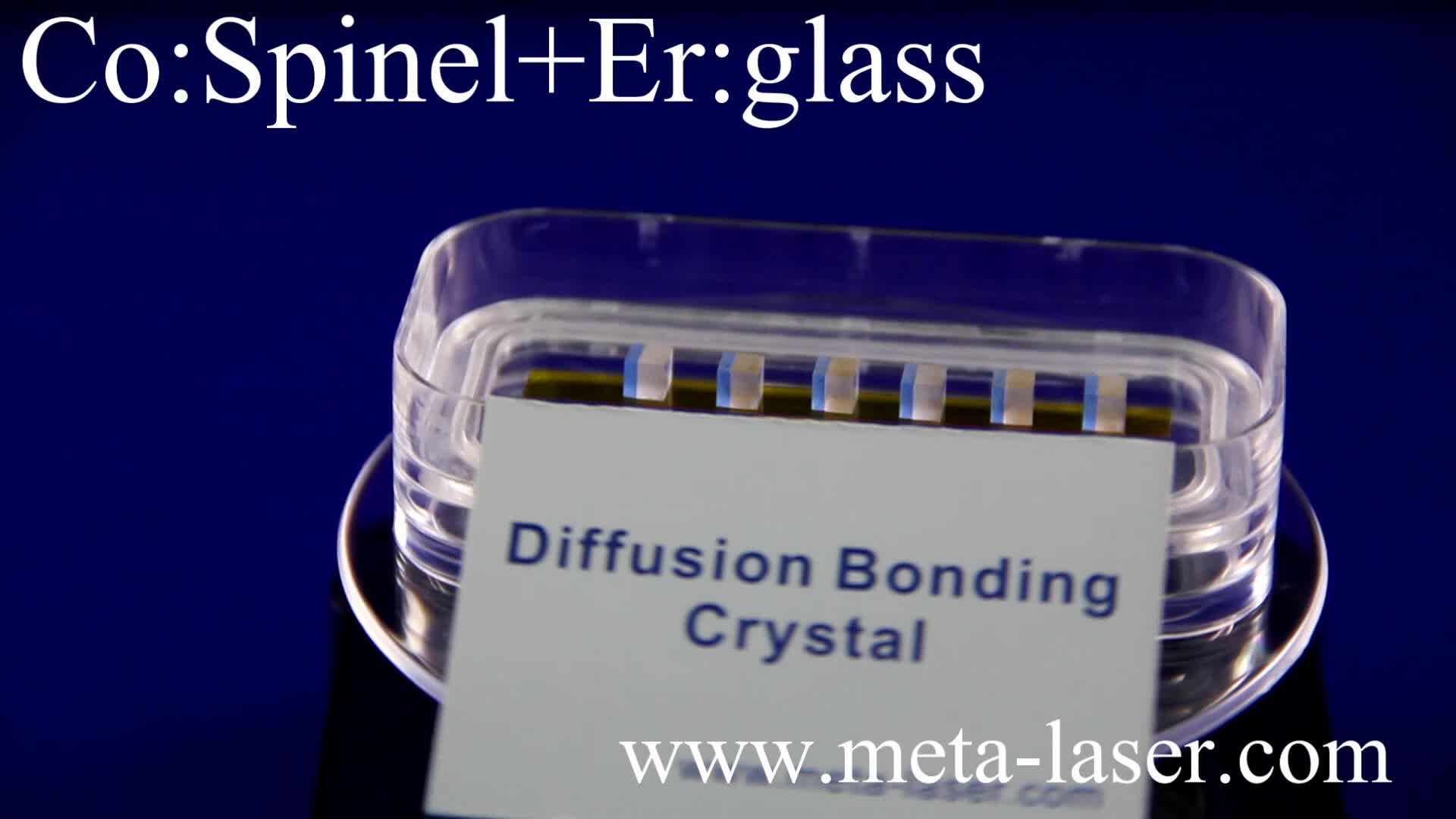 Passive Qswitch Crystal Blue Spinel With Saturable Absorber Used In