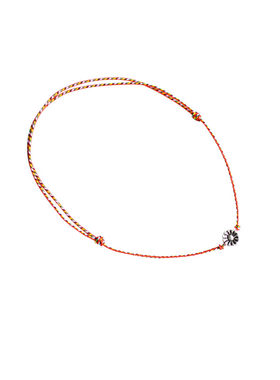 超细吉祥如意彩绳可爱雏菊脚链