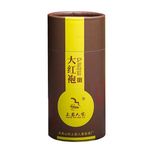 武夷岩茶大红袍武夷山乌龙茶叶浓香型铁盒装100g上岩人家匠心出品