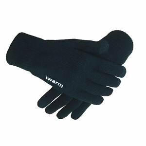 手套冬季男款女士冬季可触屏打游戏抓绒开车保暖防寒毛线手套全指