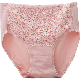 外贸内裤女原单日单出口日本内裤女士高腰女简约裆底蕾丝三角