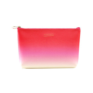 日本HIGHTIDE 渐变色卡片名片收纳夹大容量创意笔筒笔袋收纳包女