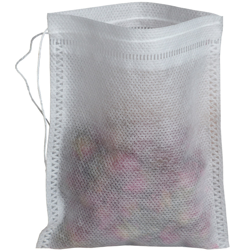 50个无纺布抽线茶包袋煎药隔渣袋调料煲汤袋一次性泡茶过滤袋卤料