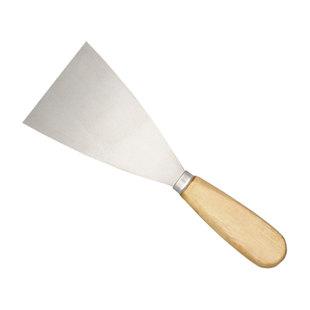 小建鼠木柄铁质加厚油灰刀刮腻子大白铲墙油漆工具刮刀子清洁铲刀