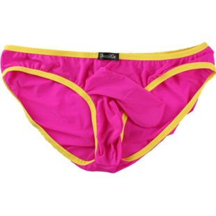 DomiGe杜米国际 三角纯色大象鼻U凸分离式 低腰男士内裤衩裤头