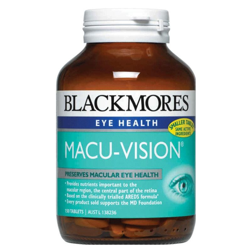 澳洲直邮Blackmores Macu-Vision 抗氧华 护yan宁 含叶黄素 150粒