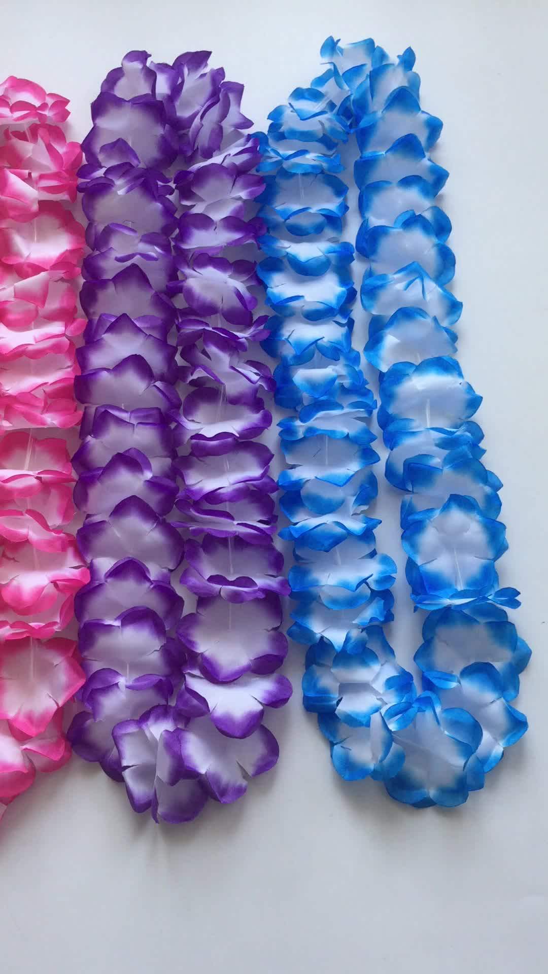 Seaside Favorite Customizable Colorful Fabric Hawaiian Leis Wedding