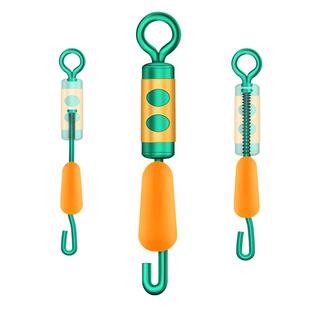 卸力快速子线夹连接器一体式防缠硅胶卸力八字环子母环钓鱼配件