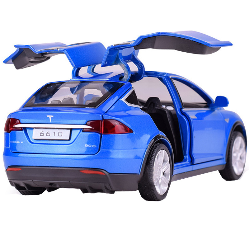 特斯拉model车模玩具合金仿真模型小汽车3XSY男孩tesla摆件全车型