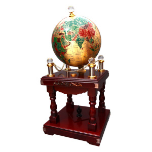 大型纯铜地球仪大号办公室落地摆件客厅乔迁公司工厂开业工艺礼品
