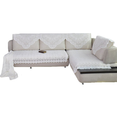 加厚防滑布艺沙发垫后靠背扶手巾