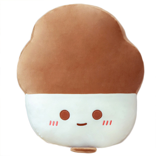 创意雪糕抱枕靠垫可爱大花脸冷饮抱着睡觉布娃娃毛绒玩具礼物女生