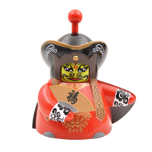 吉兔坊北京兔儿爷特色手工品泥塑摆件兔年好运兔中秋吉祥物伴手礼