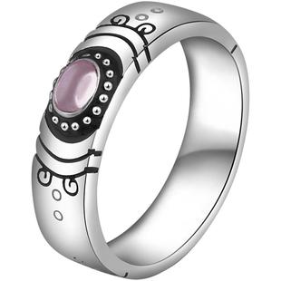 漫导士 鹿目圆香灵魂宝石戒指 魔法少女小圆动漫周边 S925银指环