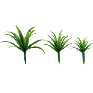 剑叶草DIY仿真花草沙盘建筑微景观模型配景材料场景制作多种规格