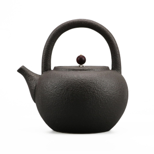 台湾煮茶陶壶黑陶茶具火山石煮茶器陶瓷提梁壶功夫茶烧水壶电陶炉