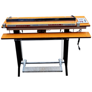 自产自销脚踏热收缩膜封口机脚踩通过式封切包装塑料薄膜胶袋切膜