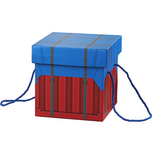 礼盒包装零食空投箱礼物礼品盒生日吃鸡创意正方形超大盒子纸空大