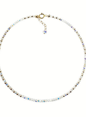 因为奥地利女极细表白水晶手链