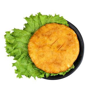 手工老油饼甘肃平凉饼子农家风味回族特色小吃油香早餐胡麻油炸饼