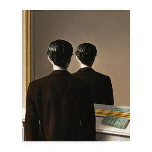 禁止复制 Rene Magritte 马格利特 装饰画 超现实主义 前卫艺术