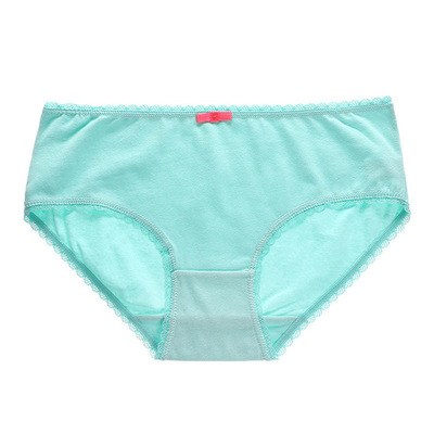 5条装纯棉内裤三角女士可爱裤头