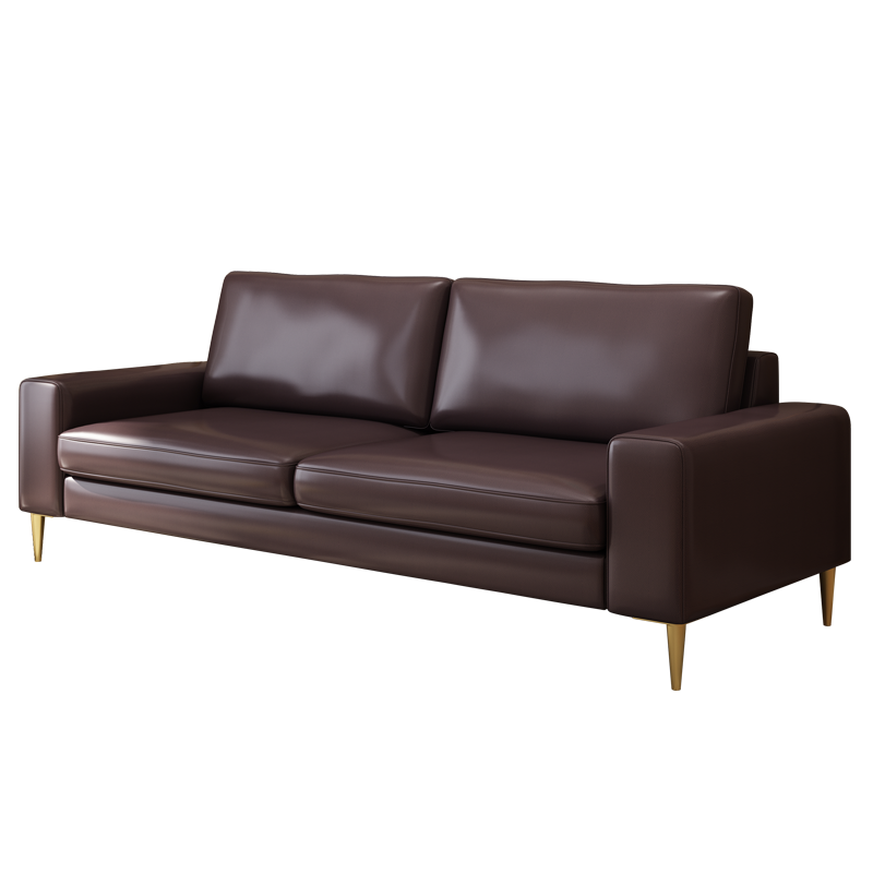 北欧后现代轻奢小户型客厅真皮沙发怎么样？真相评测不吹不黑诉说